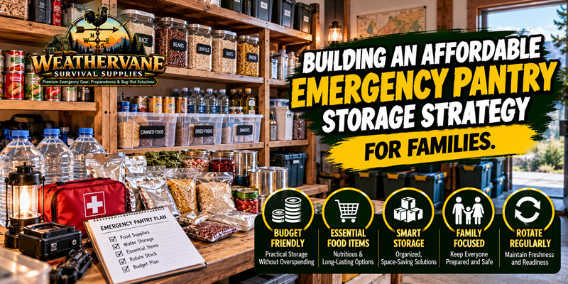 Building an Affordable Emergency Pantry Storage Strategy for Families