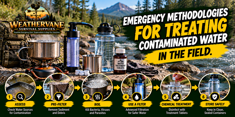 Emergency Methodologies for Treating Contaminated Water in the Field