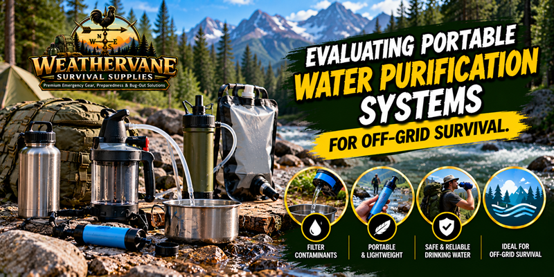 Evaluating Portable Water Purification Systems for Off-Grid Survival