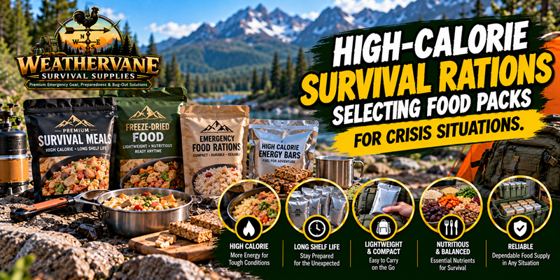 High-Calorie Survival Rations: Selecting Food Packs for Crisis Situations