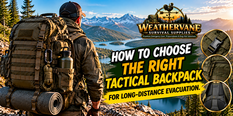 How to Choose the Right Tactical Backpack for Long-Distance Evacuation