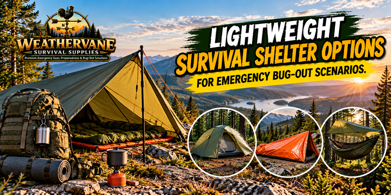 Lightweight Survival Shelter Options for Emergency Bug-Out Scenarios