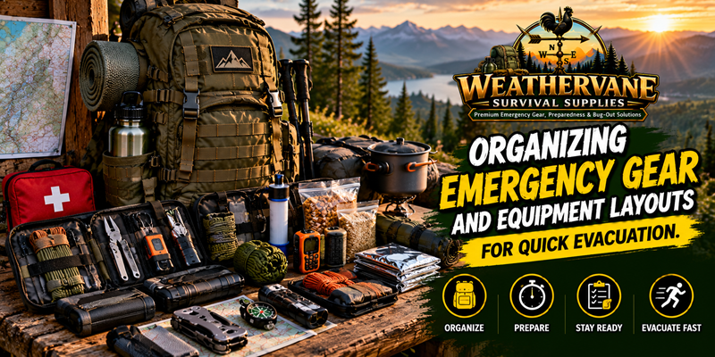 Organizing Emergency Gear and Equipment Layouts for Quick Evacuation