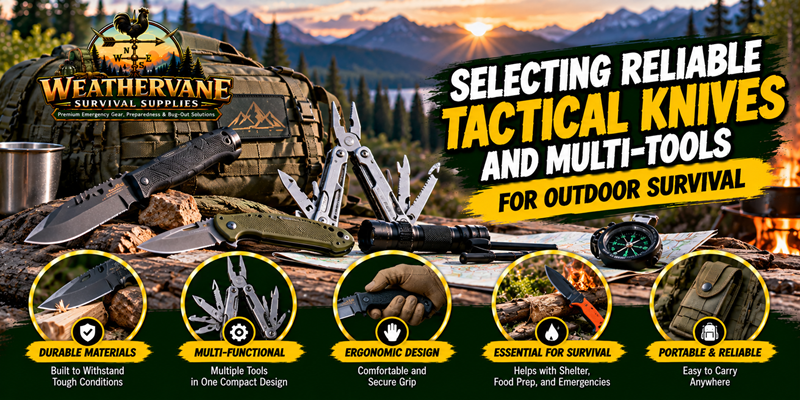 Selecting Reliable Tactical Knives and Multi-Tools for Outdoor Survival